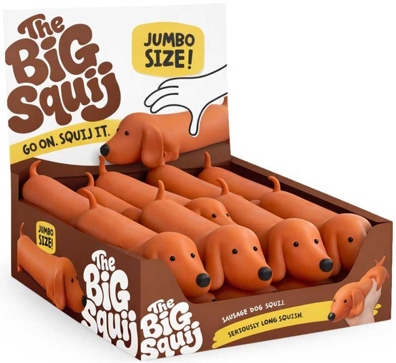The Big Squij Dachshund Slow-Rise Squishy Toy
