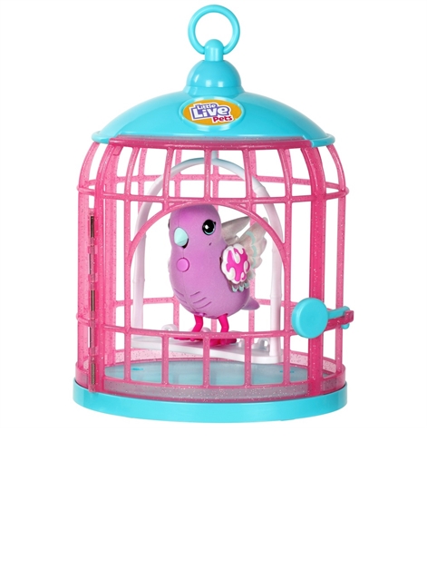 Little Live Pets - Lil' Bird & Bird Cage: Polly Pearl