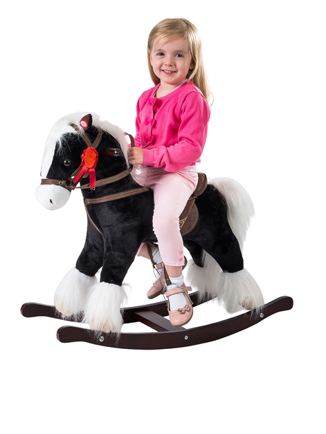 Black Rocking Horse with sounds