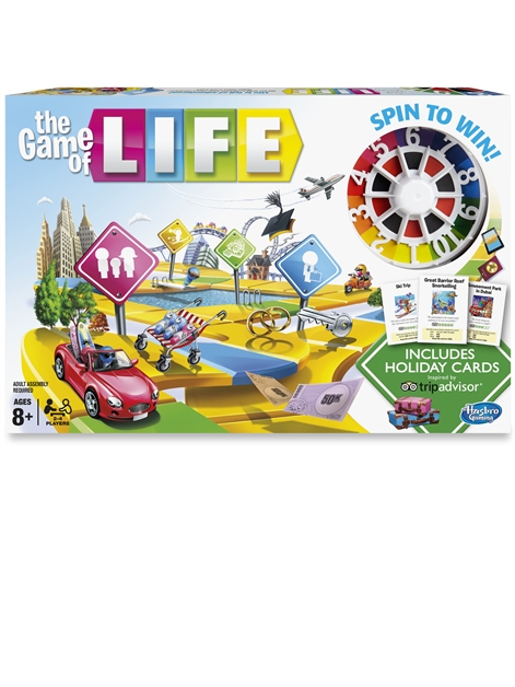 The Game of Life Goals Game, Quick-Playing Card Game for 2-4 Players, For  Ages 8 and Up - Hasbro Games