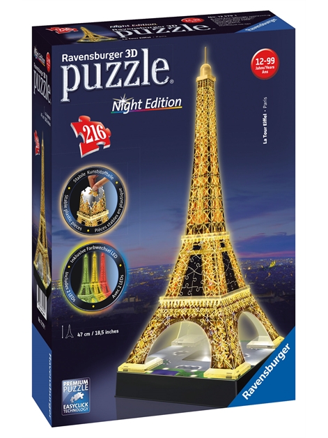 Eiffel Tower - 3D Flag Edition - Prestigious Puzzles