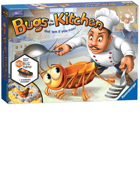 Includes Hexbug Nano Ravensburger Bugs in the Kitchen Children's Board Game 
