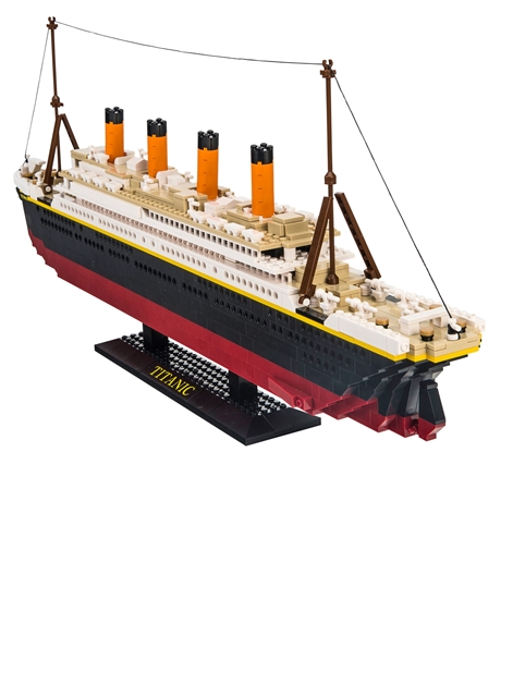 Oxford Deluxe Titanic Construction Set Model Building Kit 850 Pieces Gift New