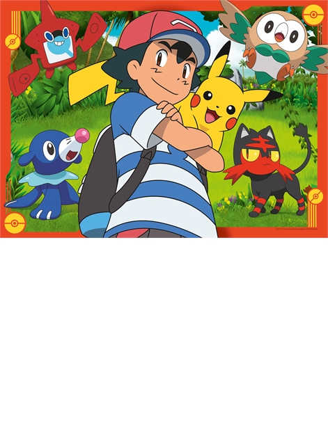 Pokemon: Sun & Moon Pokemon in Alola region (Jigsaw Puzzles