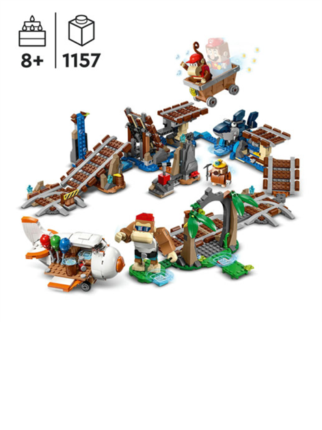 LEGO® Super Mario™ Diddy Kong's Mine Cart Ride Expansion Set 71425 ...