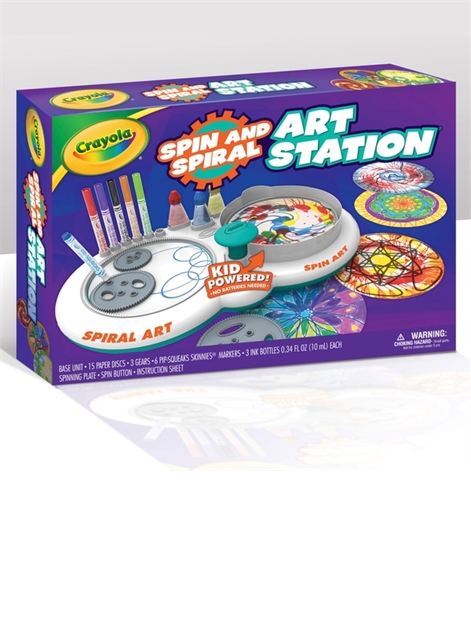 CRAYOLA Spin & Spiral Art Station