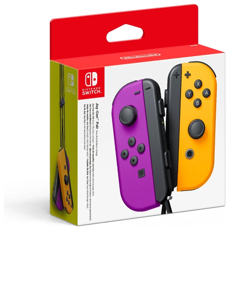 Nintendo Switch Joy-Con Controller Pair - Purple/Orange