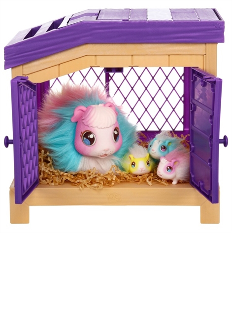 Little Live Pets Mama Surprise S1 Interactive Stuffed Toy Guinea Pig  Playset