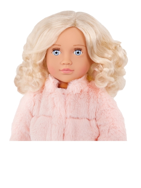 Our Generation Ava 18-inch Fashion Doll with Faux-Fur Coat