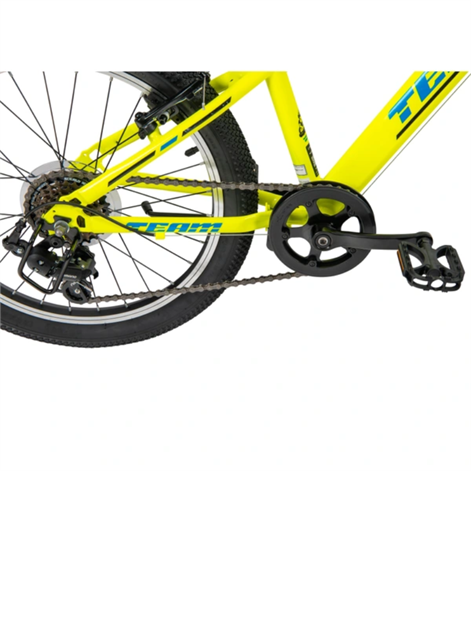 Neon yellow sales mountain bike