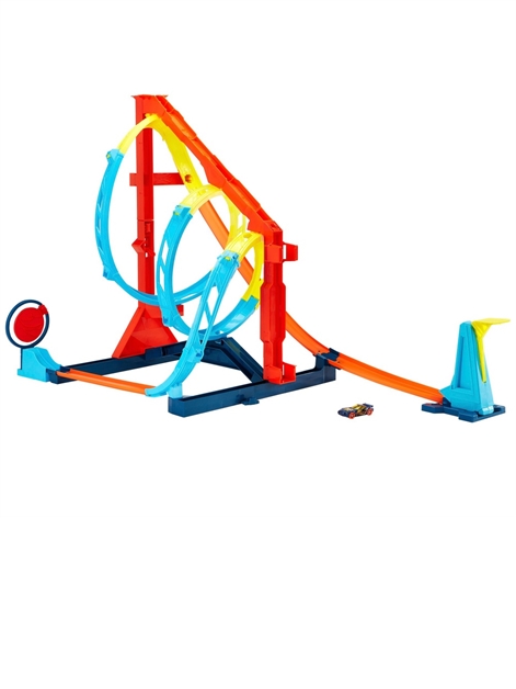 Hot Wheels Track Builder Unlimited Corkscrew Twist Kit and Vehicle