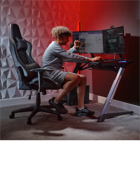 X rocker lynx online gaming desk