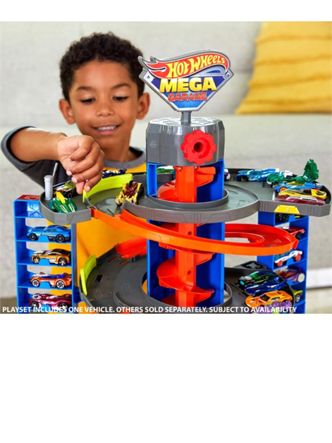 Motorized mega garage hot wheels online