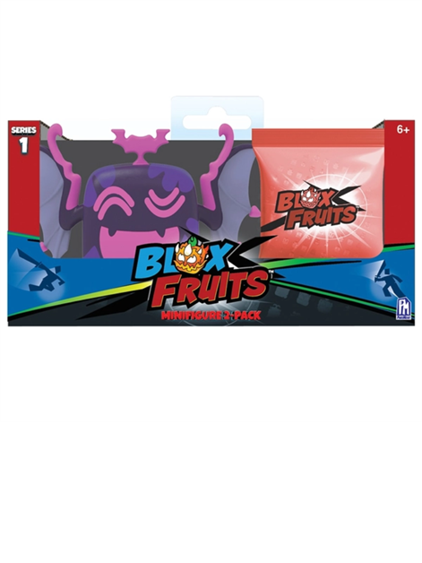 BLOX FRUITS - Mystery Fruit Minifigure 2-Pack (Two 1.5 Figures, Series 1)