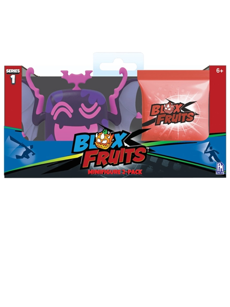 BLOX FRUITS - Mystery Fruit Minifigure 2-Pack (Two 1.5 Figures, Serie – Blox  Fruits