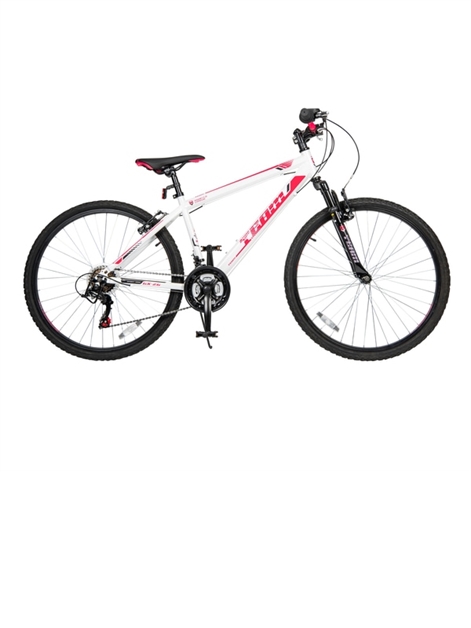 Pink and white clearance bike