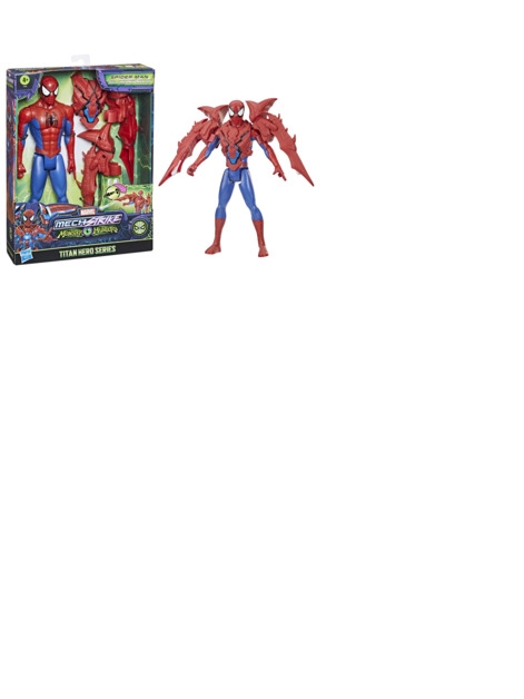 Spider-Man Marvel Titan Hero Series 12-Inch New Red and Black Suit Action  Figure Toy, Movie Inspired, for Kids Ages 4 and Up