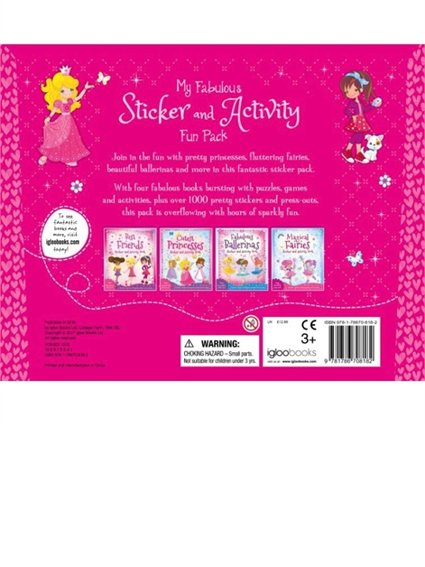 1000's of Stickers - My Fabulous Sticker and Activity Fun Pack