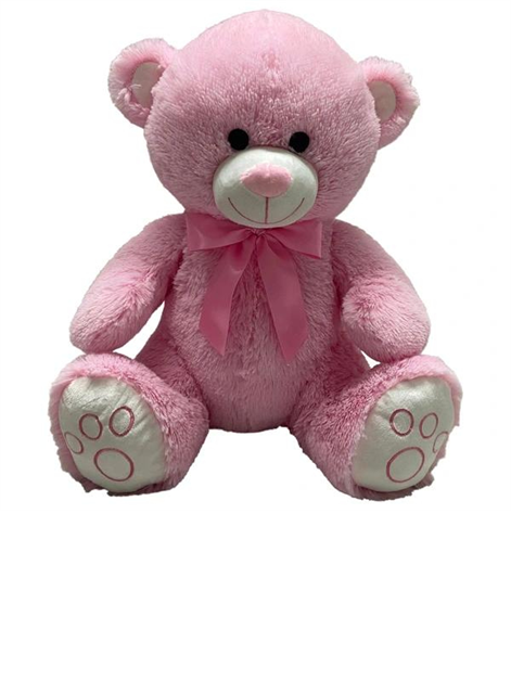 43cm Sitting Teddy Bear - Pink