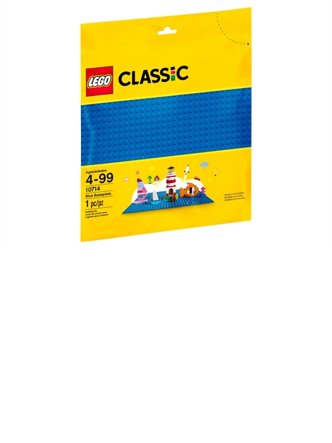 Lego classic blue baseplate hot sale 10714