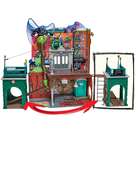 Ninja turtle 2025 sewer playset