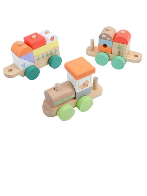 Squirrel wooden train set online