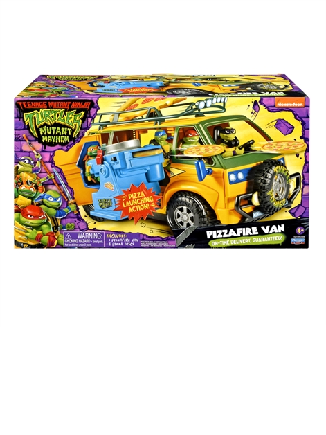 Tmnt Mutant Mayhem Pizza Fire Delivery Van