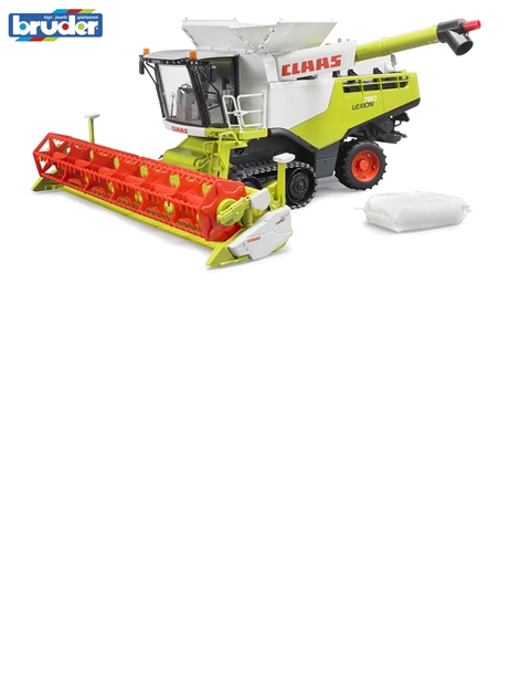 BRUDER CLAAS LEXION COMBINE HARVESTER Kids Toy Terra Trac 1:16 Scale Model  02119