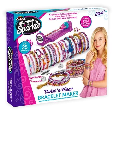 Shimmer 'n Sparkle 3 in 1 Twist and Wear Bracelet Maker