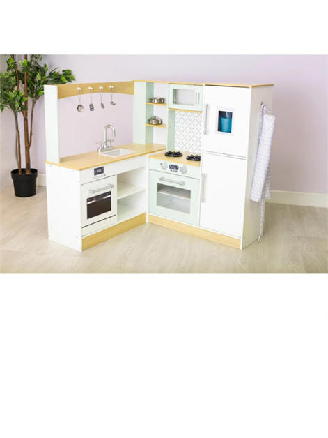 Deluxe corner cheap play kitchen