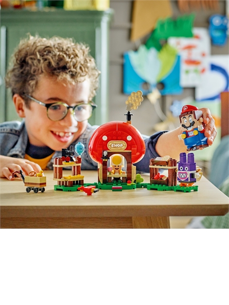 LEGO® SUPER MARIO™ NABBIT AT TOAD’S SHOP EXPANSION SET 71429