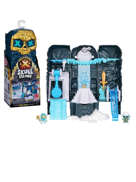 Treasure X Lost Lands Skull Island Frost Tower Micro Playset, 15
