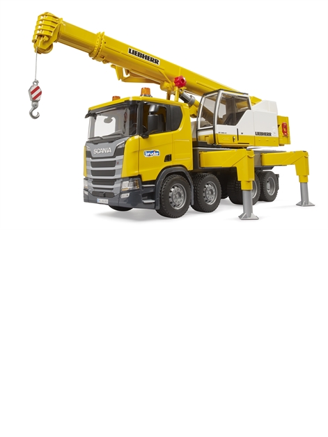 Bruder Scania Super 560R Liebherr Crane Truck w/ Light & Sound