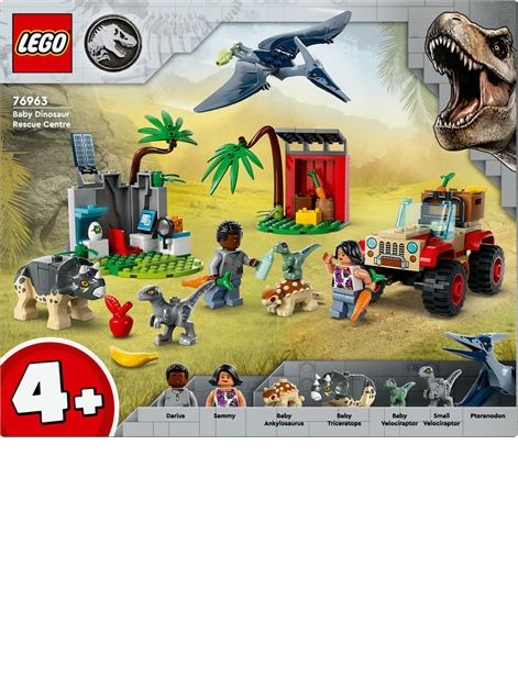 LEGO Jurassic World 76963 Baby Dinosaur Rescue Centre Set