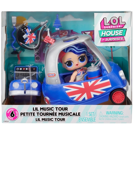 L.O.L. Surprise! Lil Music Tour Playset with Cheeky Babe Collectible Doll and 8 Surprises