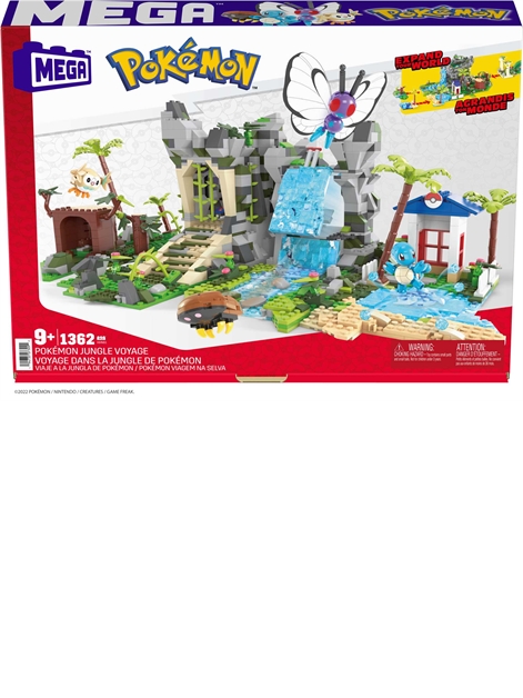 Mega Pokemon Ultimate Jungle Expedition Building Set with 1347