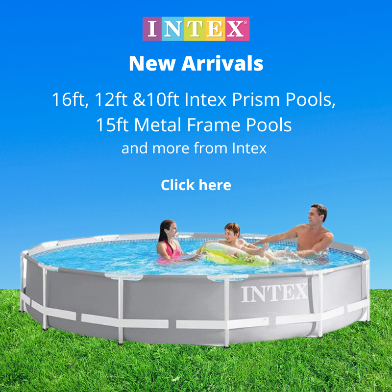 Shop 10, 12, 15, 16ft Intex Pools