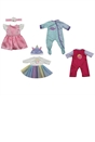 Dolls 4 Pack Outfit Set 43cm