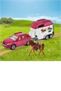 Schleich Horse Club 42535 Horse Adventures with Car and Trailer Playset