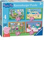 Ravensburger Peppa Pig Four Seasons 4 in a Box (12, 16, 20, 24 piece) Jigsaw Puzzles