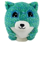 Hugpals 30cm Blue and Green Leopard Print Plush Ball Toy