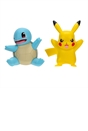 Pokémon Battle Figure First Partner 2 Pack - 5cm Squirtle and Pikachu Battle Figures with Authentic Details