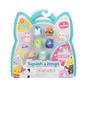 Squish-a-longs by Original Squishmallows 8 Pack - Series 1, Style 1 - (8) 1” Mini-Squish with 2 Accessories, Ring, and Collector’s Guide - Collect, Trade, & Play