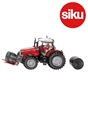 SIKU 1:32 Massey Ferguson MF860 Tractor with Loader & 2 Hay Bales