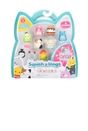 Squish-a-longs by Original Squishmallows 8 Pack - Series 1, Style 2 - (8) 1” Mini-Squish with 2 Accessories, Ring, and Collector’s Guide - Collect, Trade, & Play