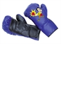 Boxing stand with gloves