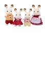 Sylvanian Chocolate Rabbit Family