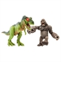 Primal Clash Action Figures Gorilla vs T-Rex 2 Pack