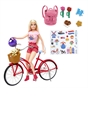 Barbie Pink Passport Holland Doll with Bike