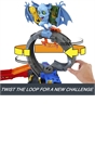 Hot Wheels City Let's Race Netflix - Bat Loop Attack Set